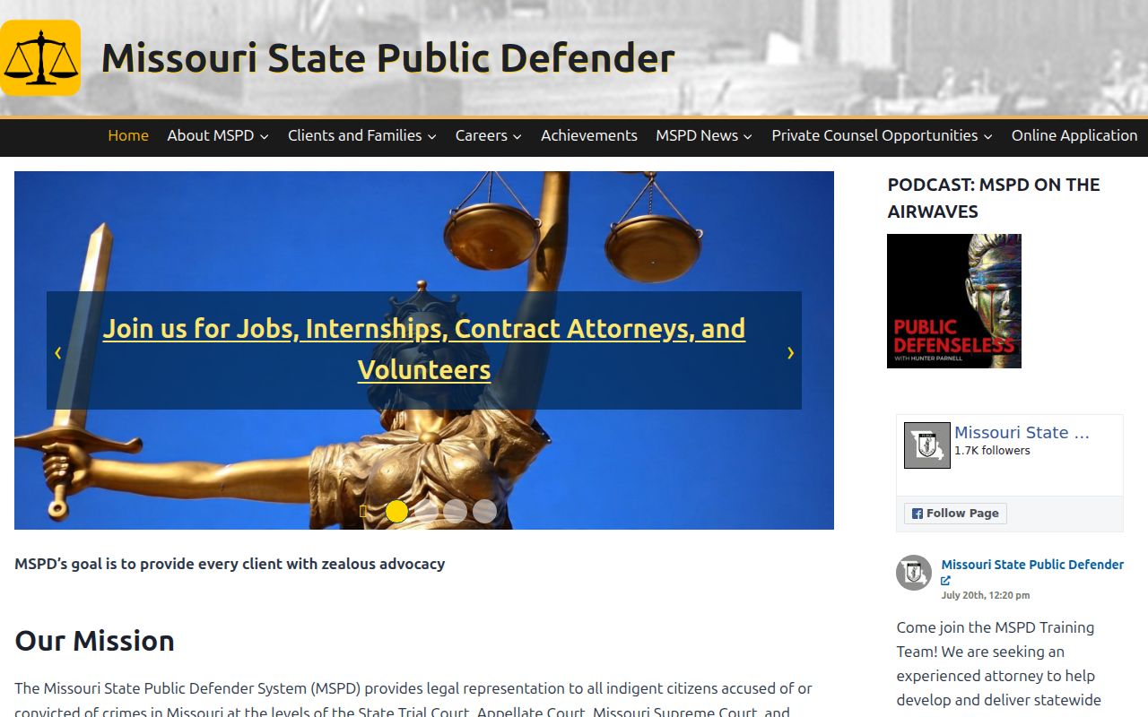 Allendale criminal records Missouri State Public Defender source