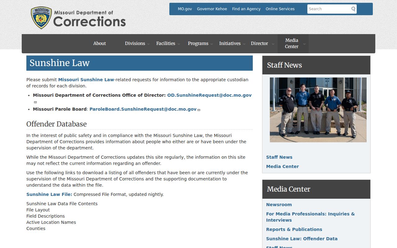 Worth County criminal history through Missouri corrections records
